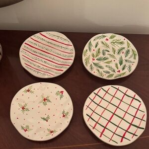 Lenox Bayberry Porcelain dessert plate - set of four (4) plates.
